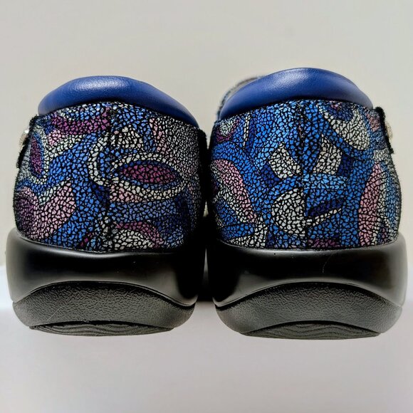 Alegria by PG Lite Mosaic Print Clogs in Blue & Pink - KEL-596 - Picture 10 of 14
